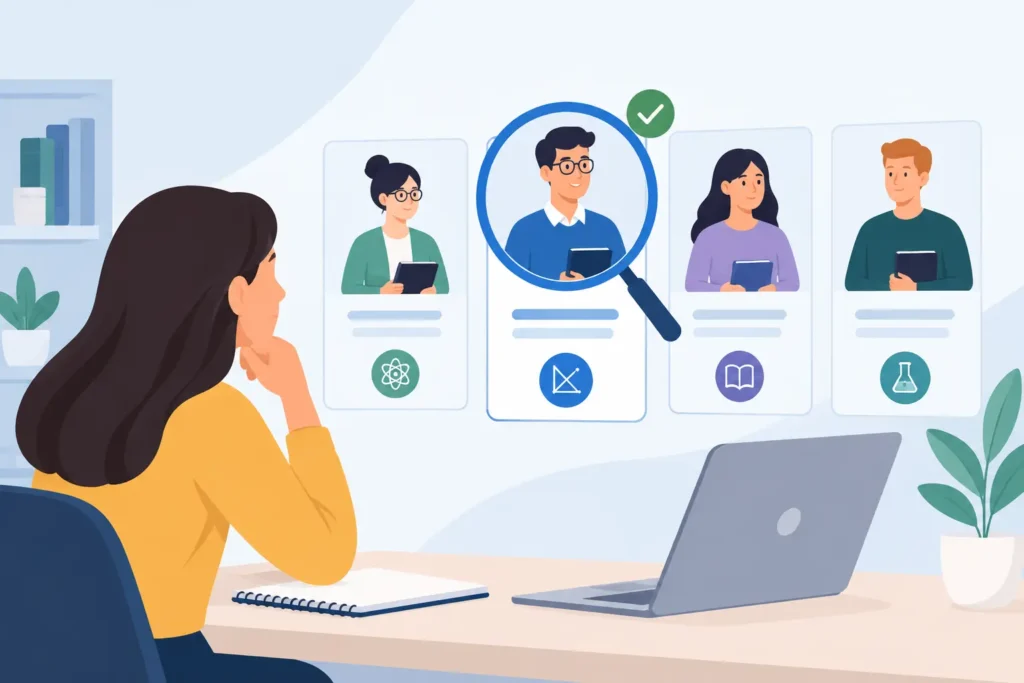 Tutor Matching: Finding the Right Specialist